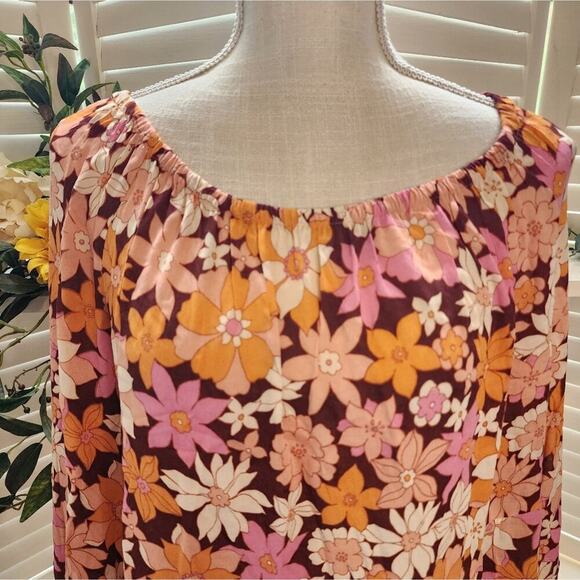 SANCTUARY SEASHORE FLORAL NEW BLOUSE SIZE 2X - Picture 6 of 10